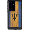Barbados Flag Dark Wood Galaxy S24 Ultra Waterproof Case